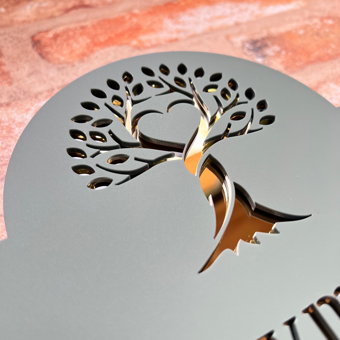 Family Tree House Sign, custom address plaque