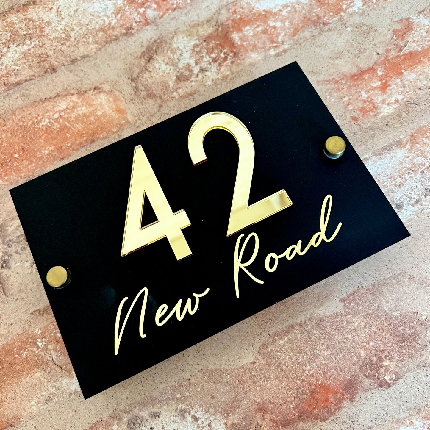 Classic House Sign, custom address plaque