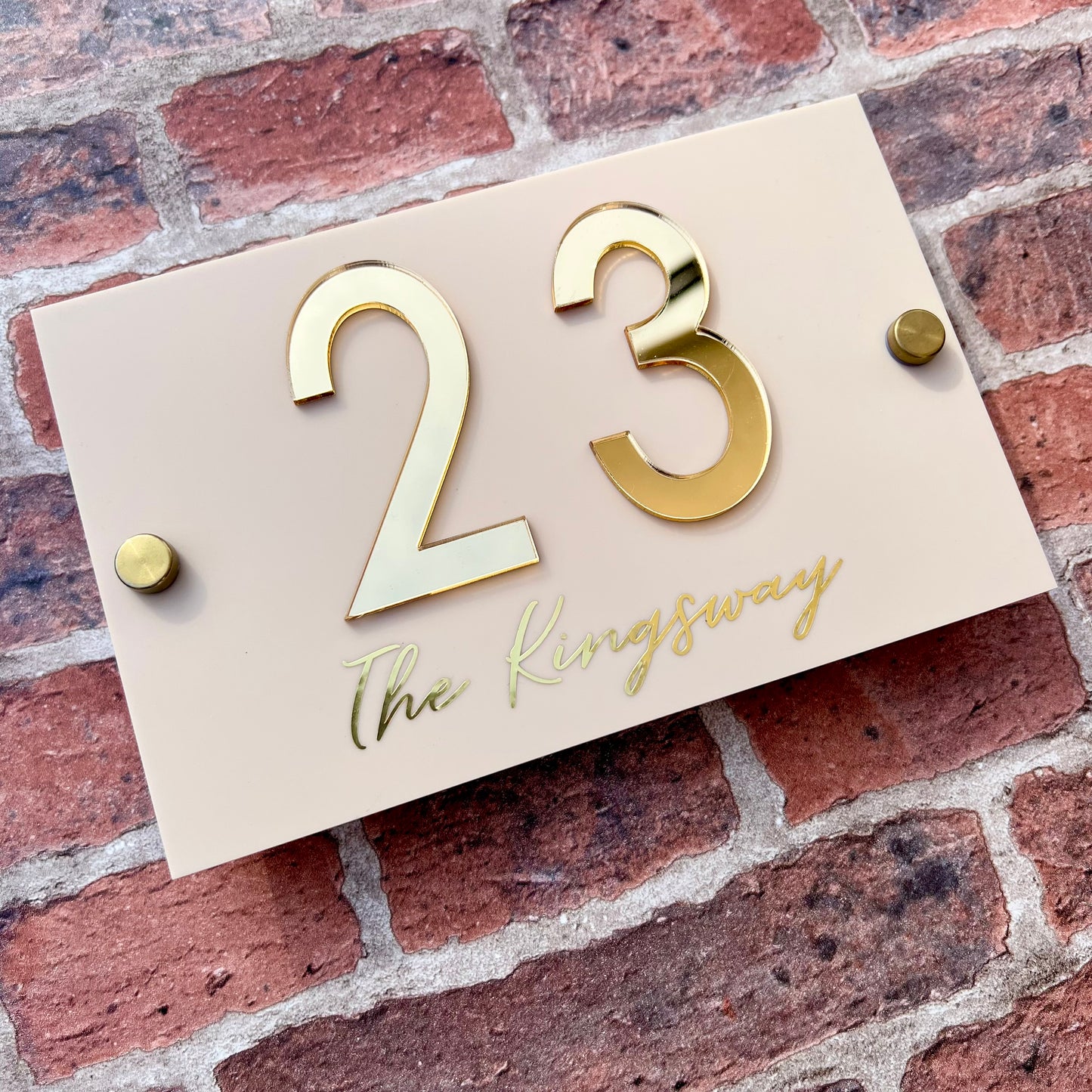 Classic House Sign, custom address plaque