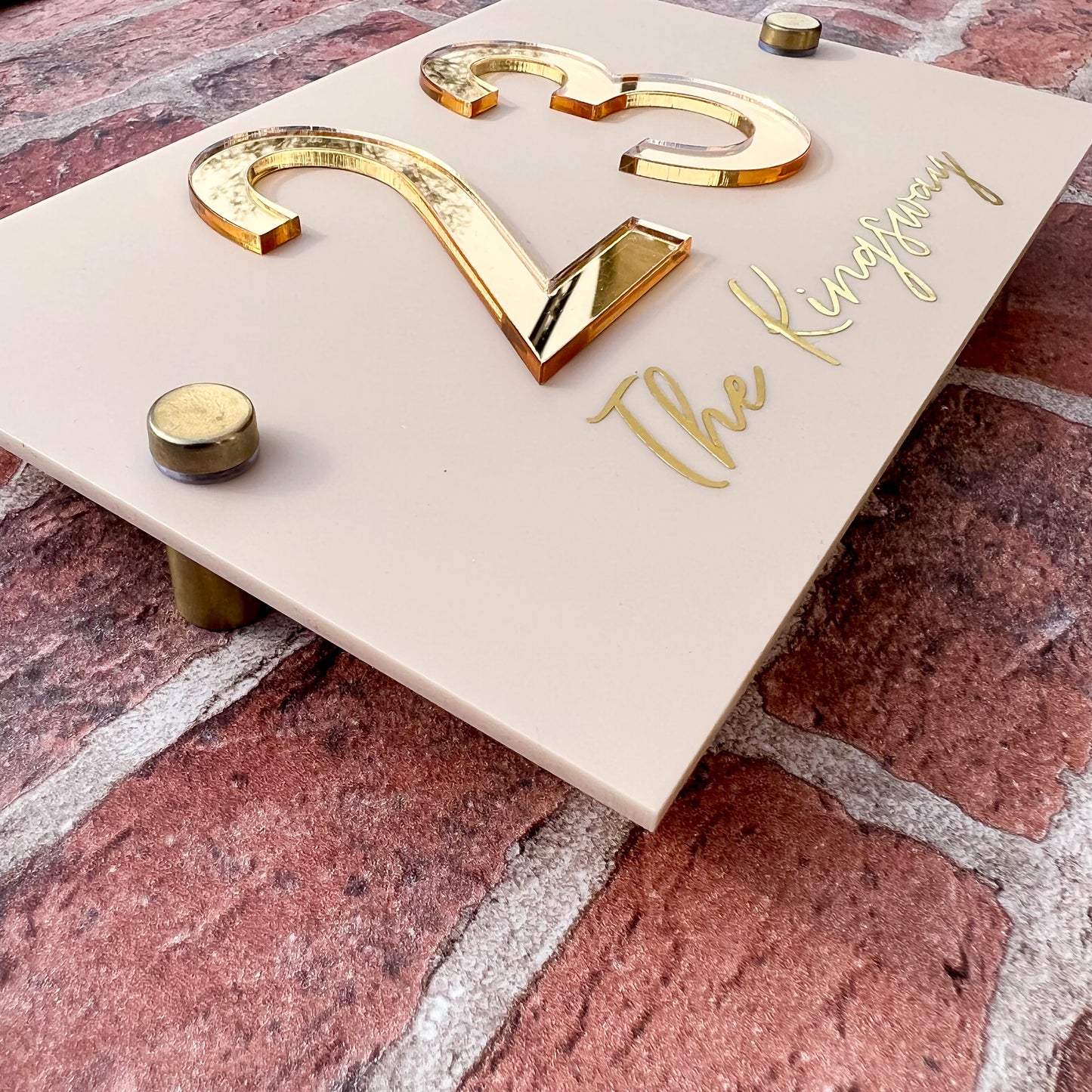 Classic House Sign, custom address plaque