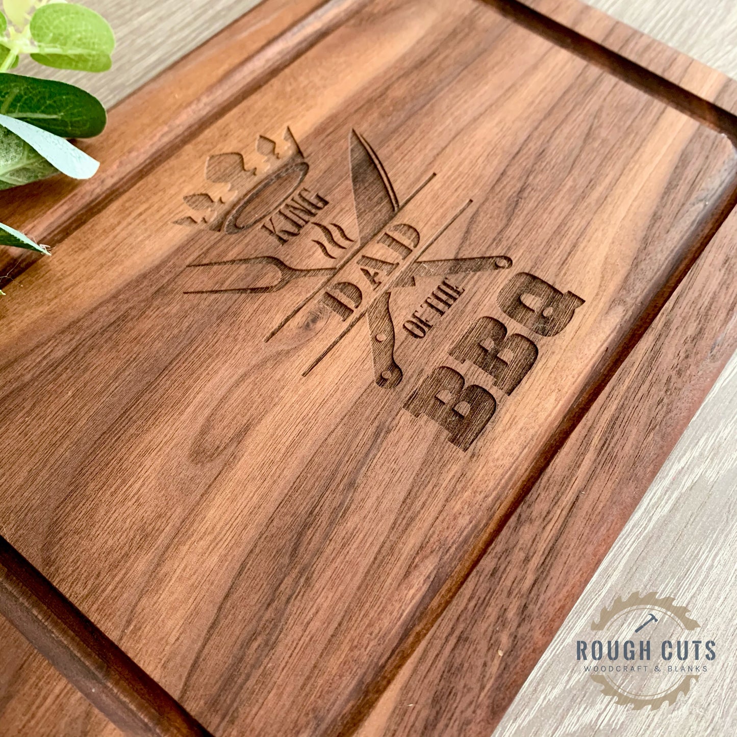 King of the BBQ Cutting Board, personalised chopping board