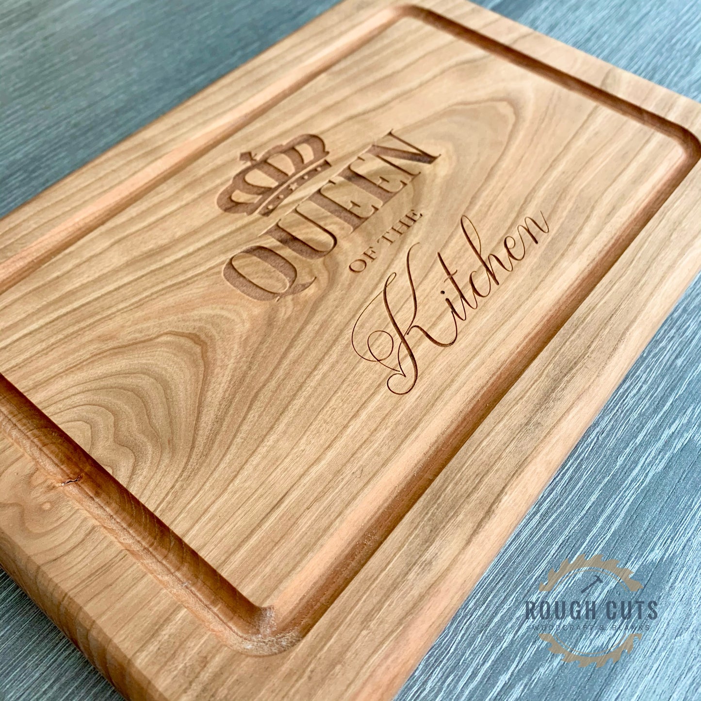 Queen of the Kitchen Cutting Board, personalised chopping board