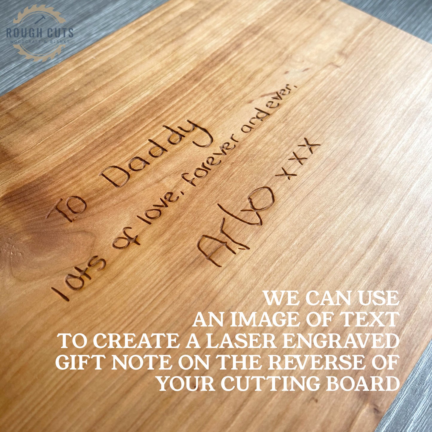 My Grill My Rules Cutting Board, personalised chopping board
