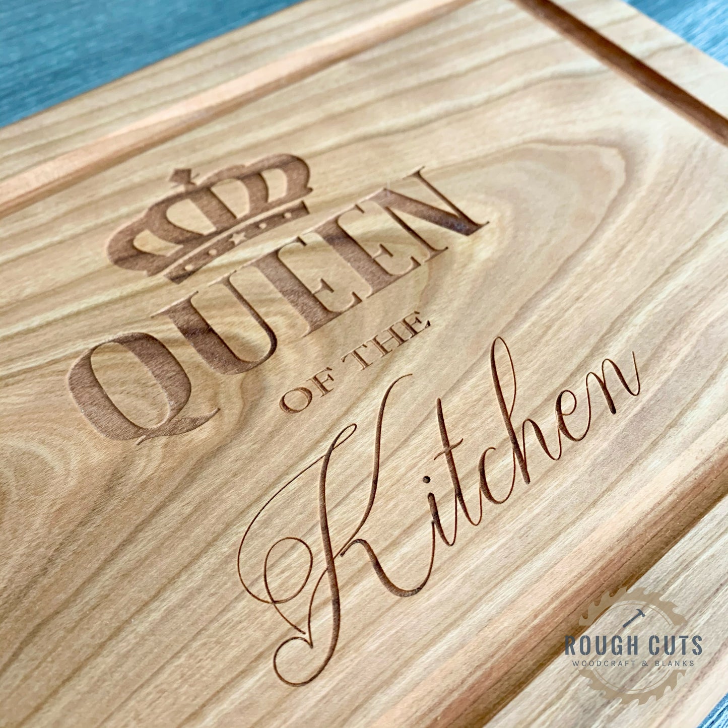 Queen of the Kitchen Cutting Board, personalised chopping board