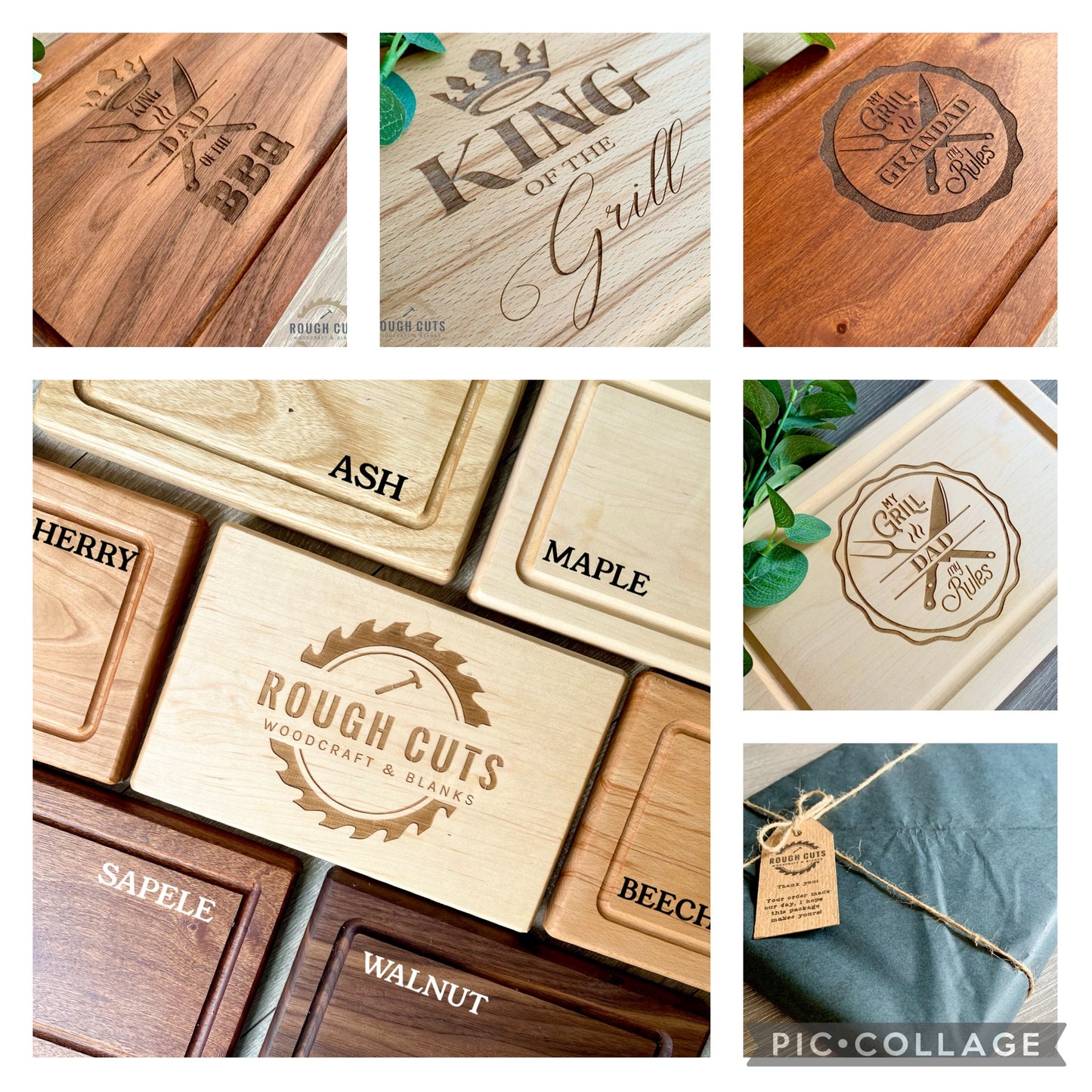 My Grill My Rules Cutting Board, personalised chopping board