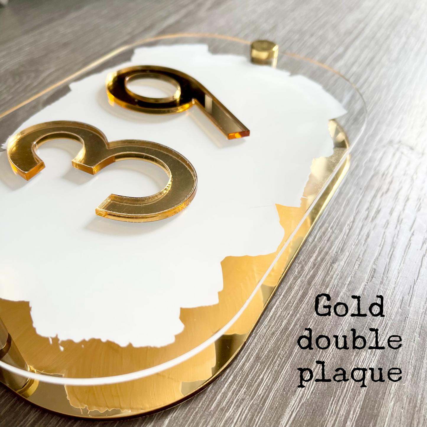 White House Sign, custom address plaque