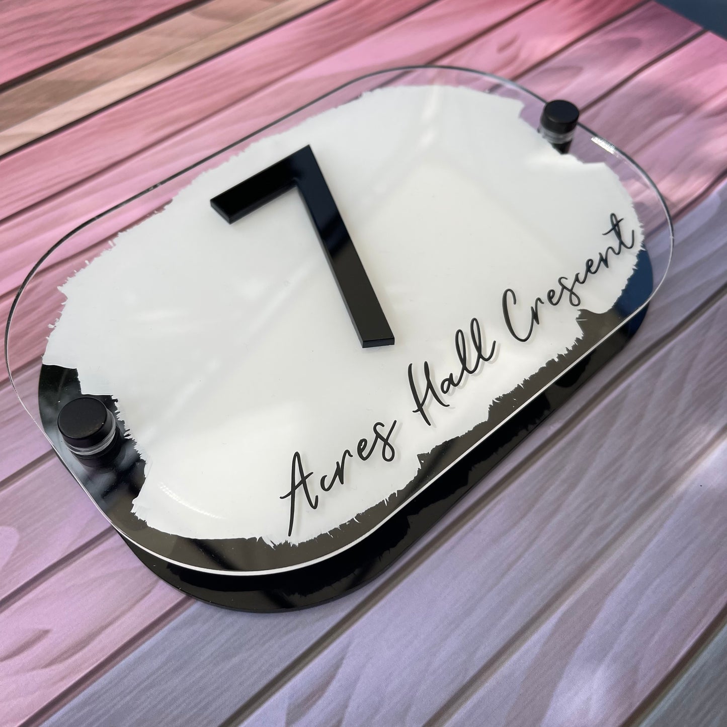 White House Sign, custom address plaque