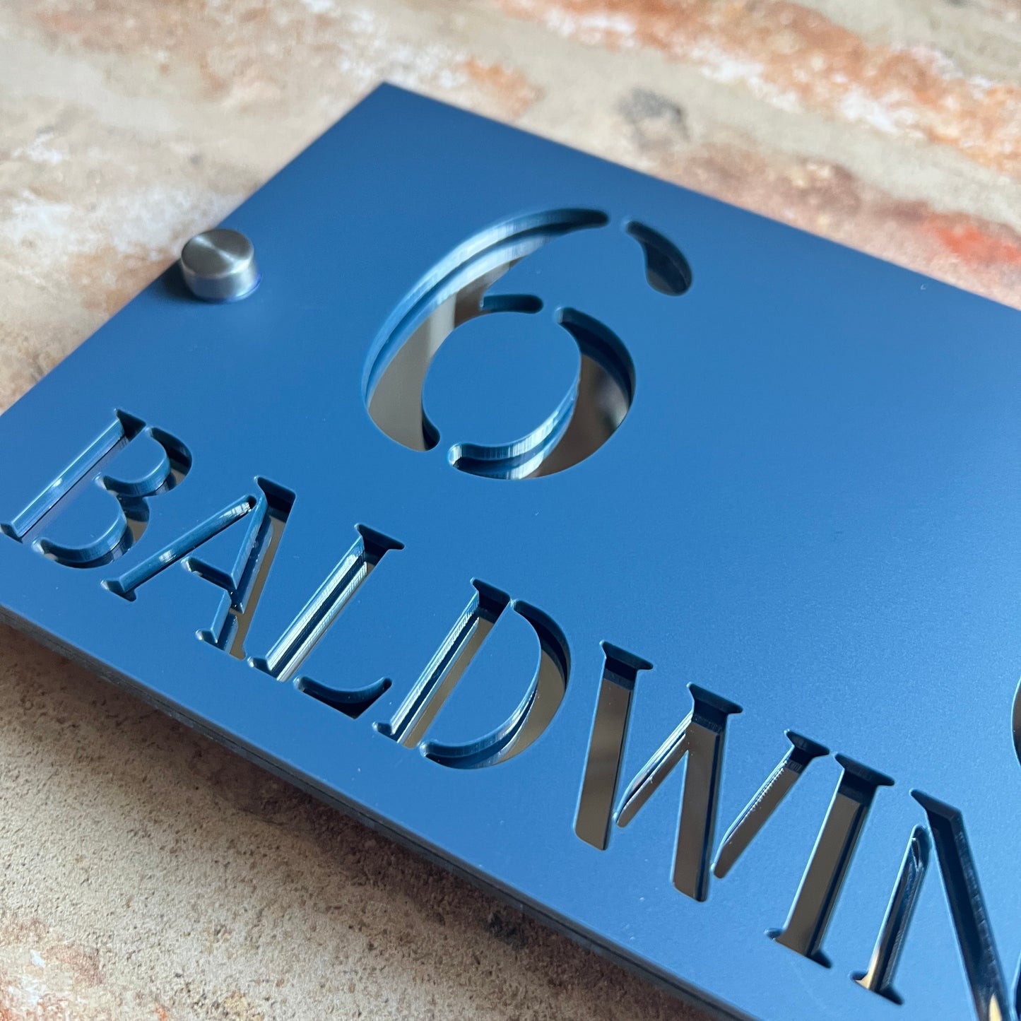 Scooter House Sign, custom address plaque