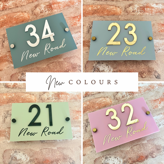 Classic House Sign, custom address plaque