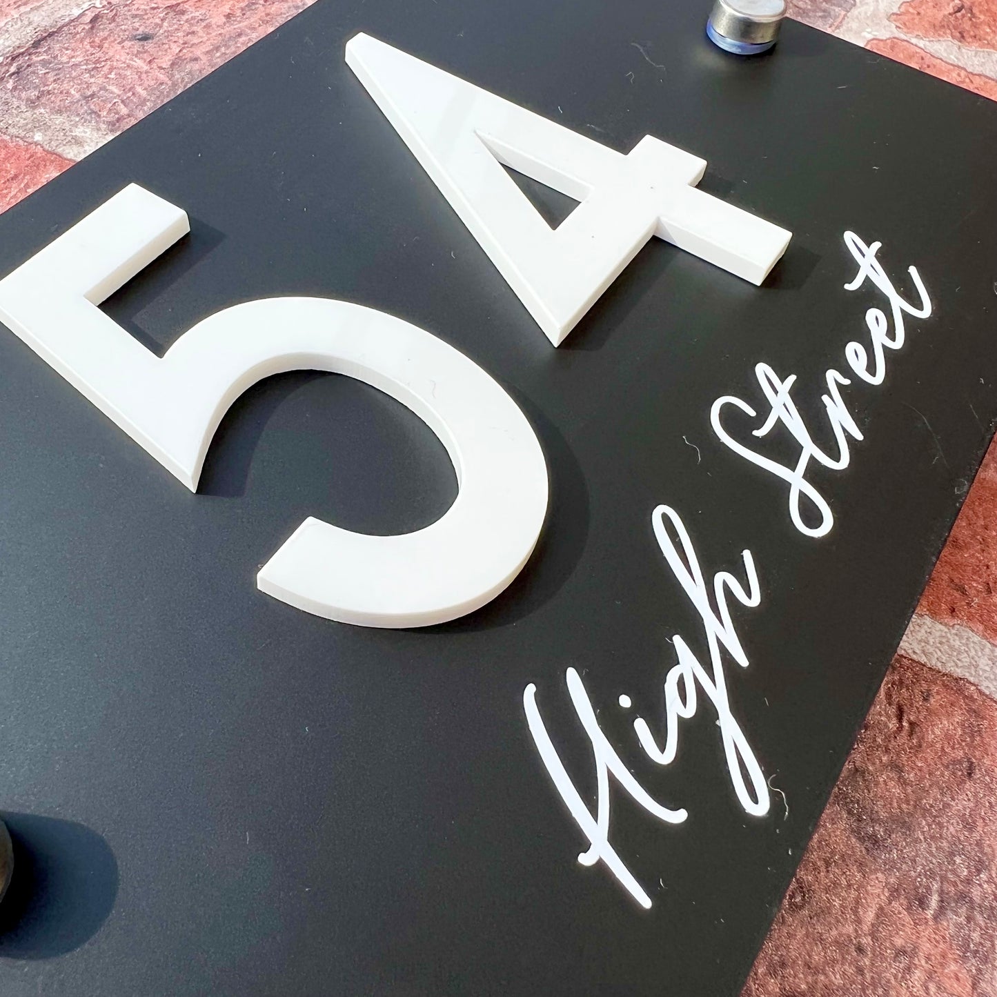 Classic House Sign, custom address plaque
