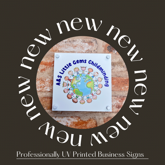 UV Printed Business Sign