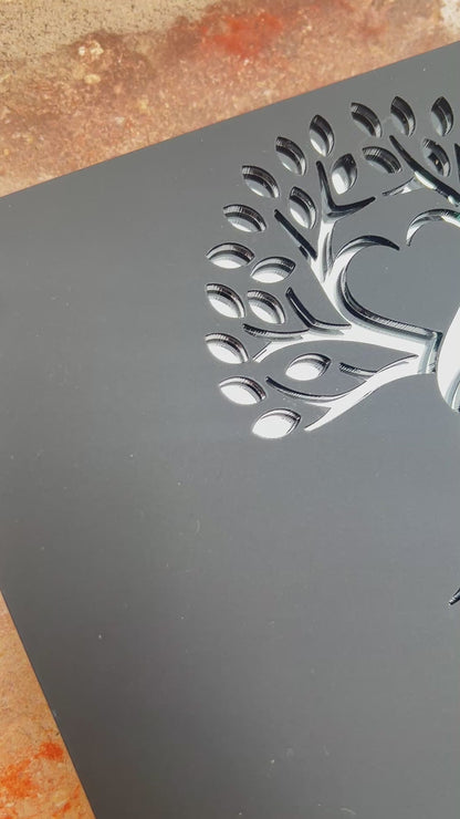 Tree of Life House Sign, custom address plaque