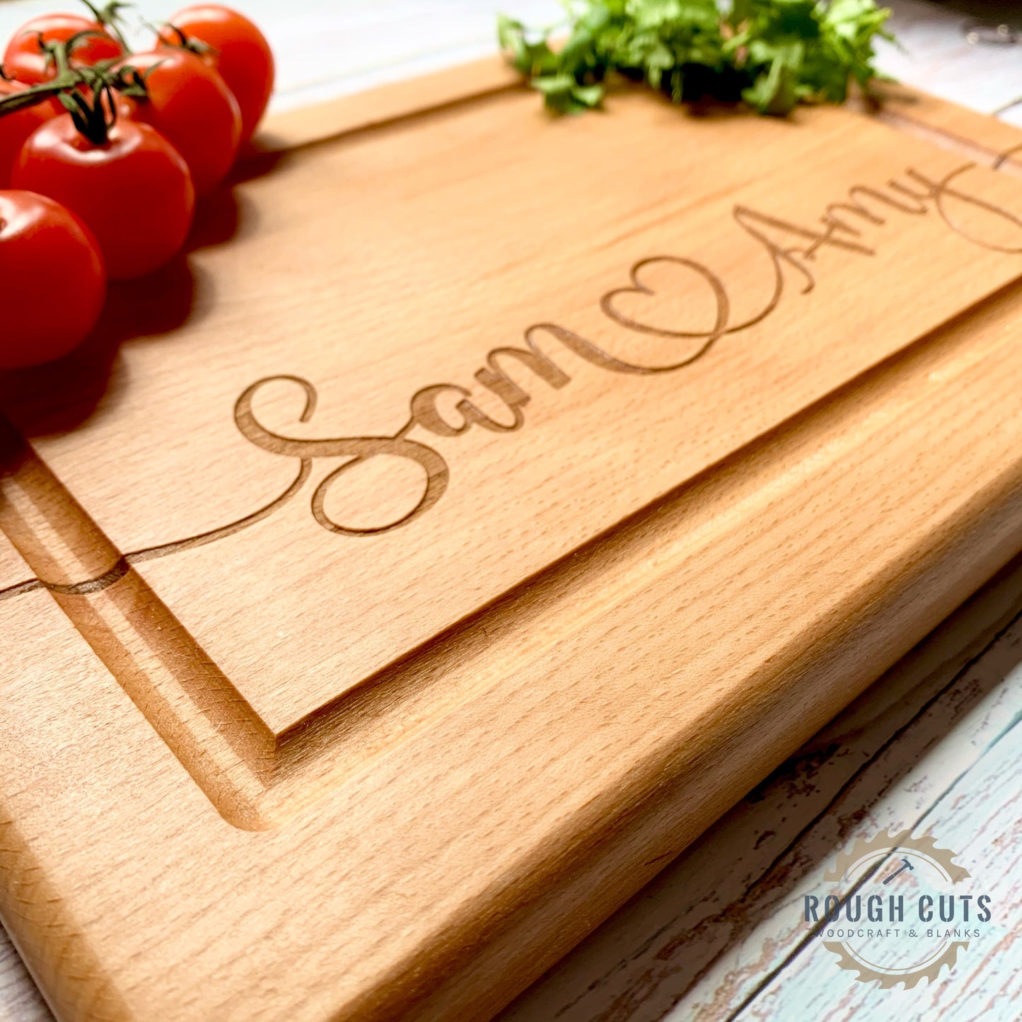 Couples Cutting Board, personalised chopping board