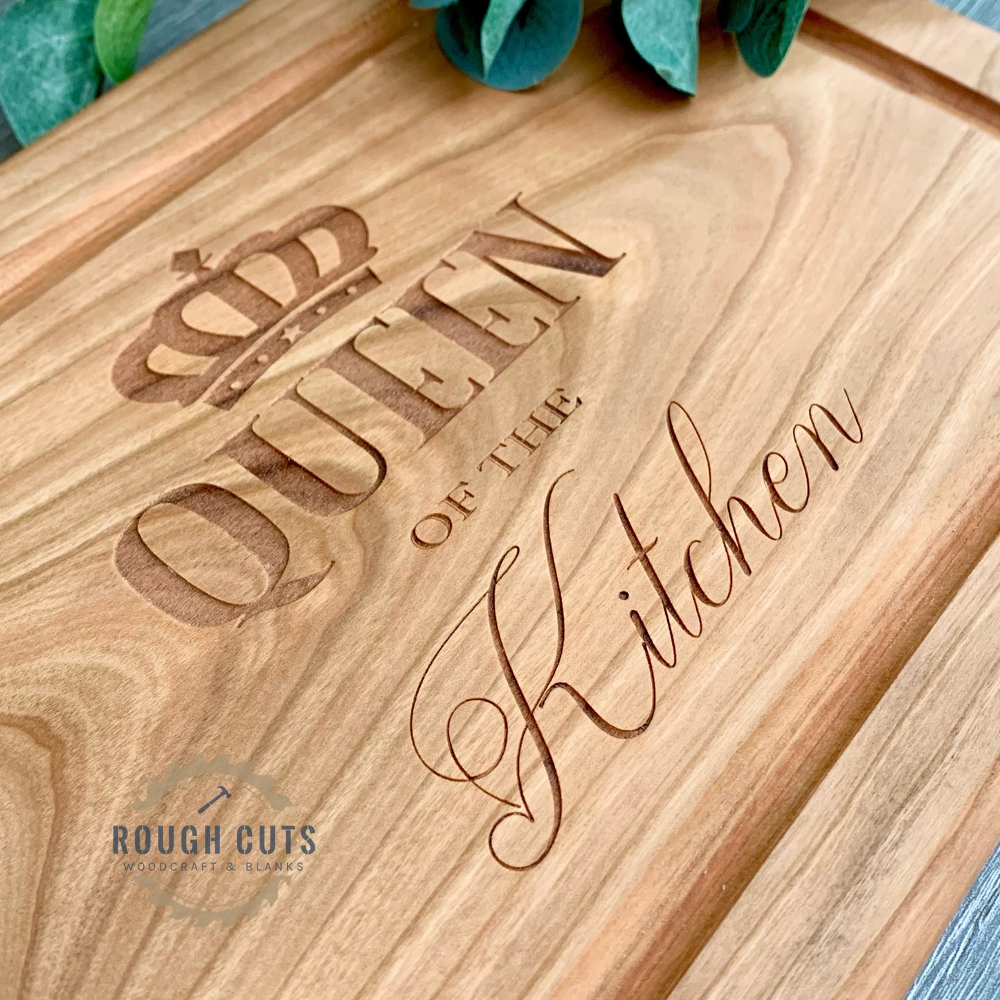 Queen of the Kitchen Cutting Board, personalised chopping board